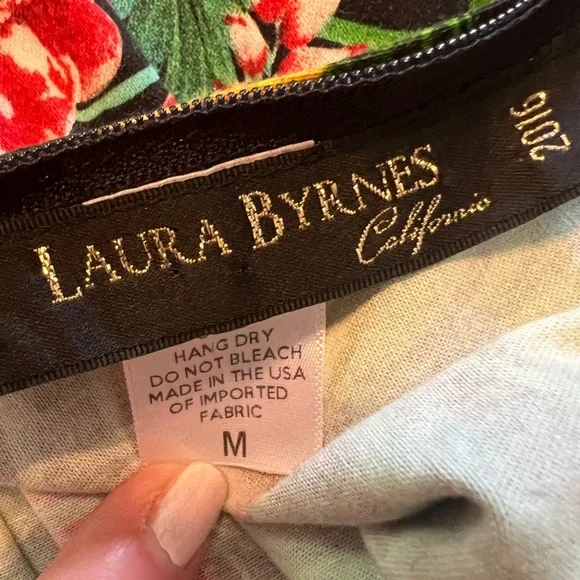 Laura Byrnes Pinup Tropical Parrot Print Pants - Picture 8 of 8